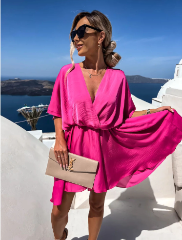 Rosa Satin Loose Dress for Spring/Summer 2022 (One Piece)