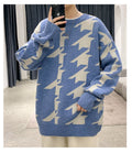 Casual Round Neck Pullover Sweater for Men