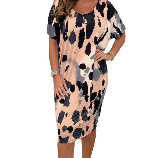2023 Summer Plus Size Floral Casual Dress for Women
