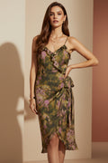 Floral patterned dress on a white background