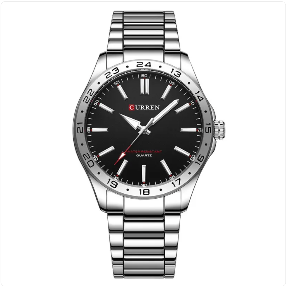 Le Quotidien Casual Steel Quartz Watch | Evarisluxe