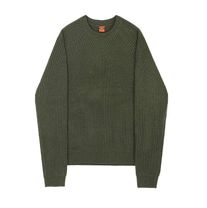 Men's Solid Color Sweater Jacket