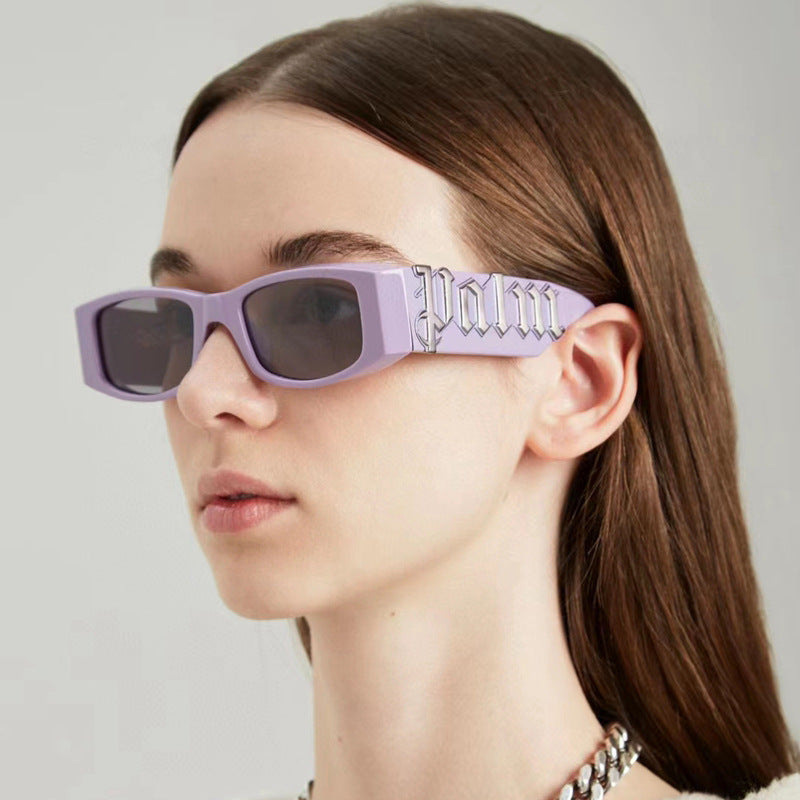 Vintage Square Frame Sunglasses for Women and Men