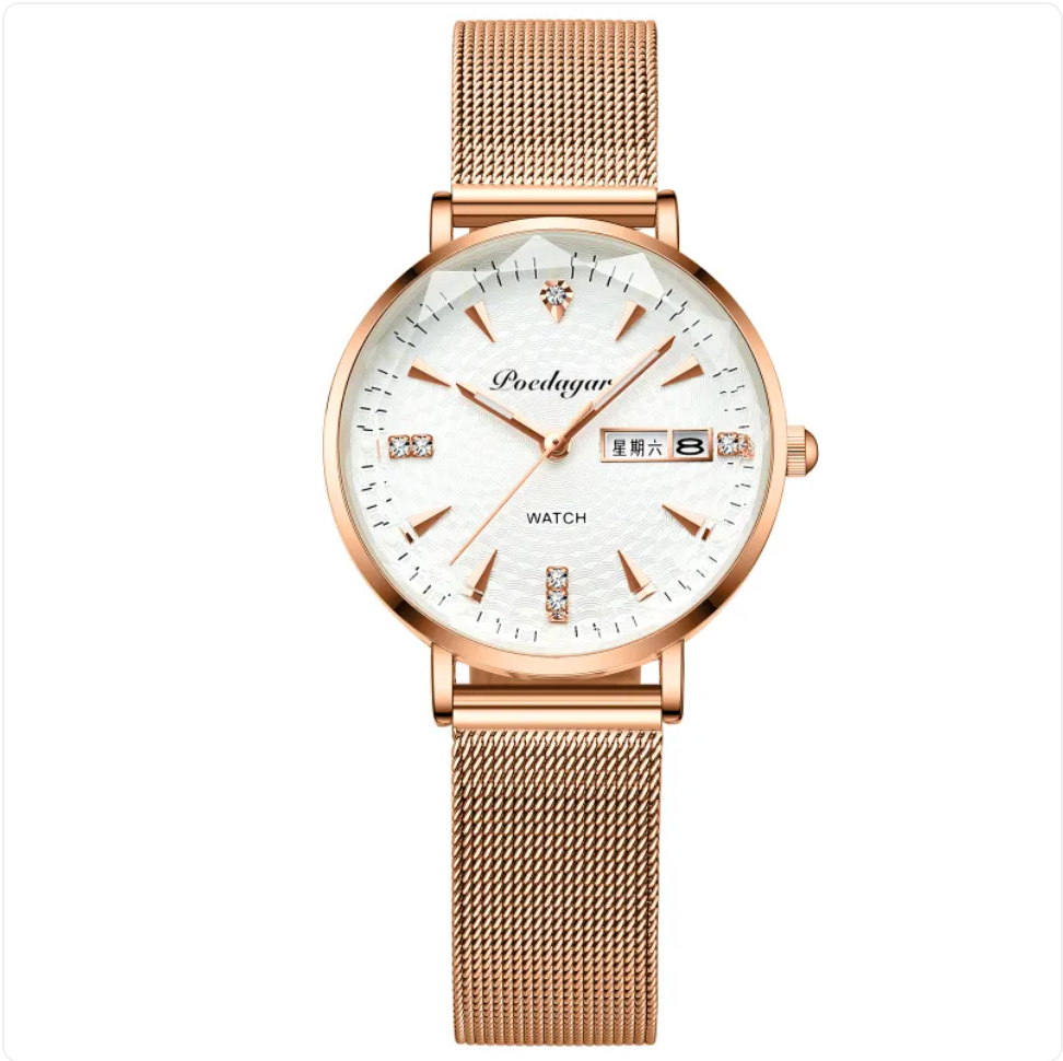 The Calendrier Dual-Display Quartz Watch | Evarisluxe
