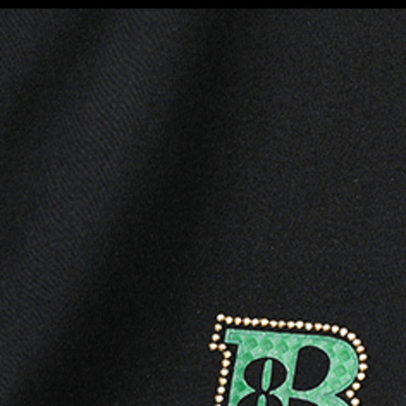 Rhinestone Print Contrast Stitching Summer T-Shirt for Men