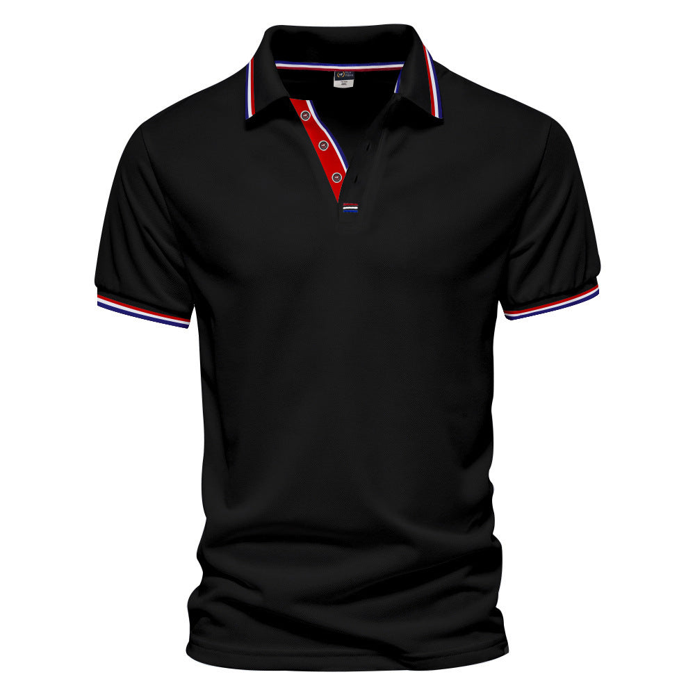 Men's Summer Polo Shirt - Business Casual Style