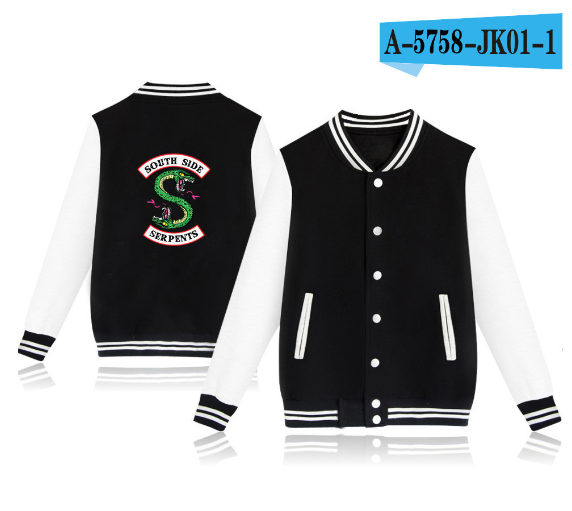 Riverdale Style Baseball Jacket for Men and Women