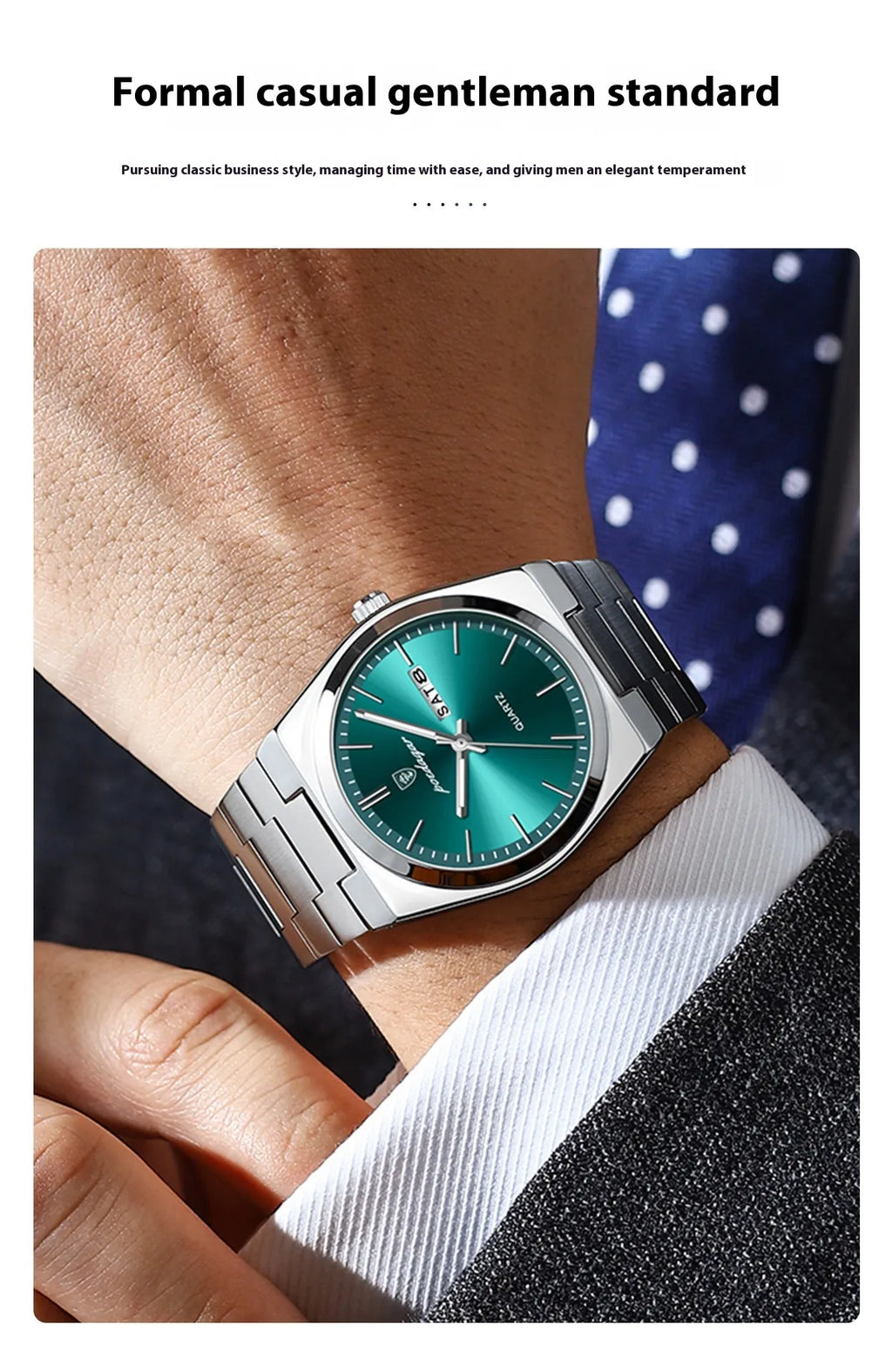Ultra-thin Waterproof Men's Quartz Watch