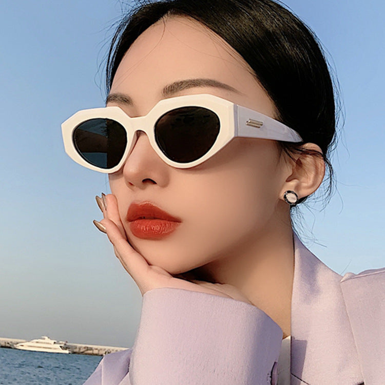Vintage Irregular Cat Eye Sunglasses for Women 2021