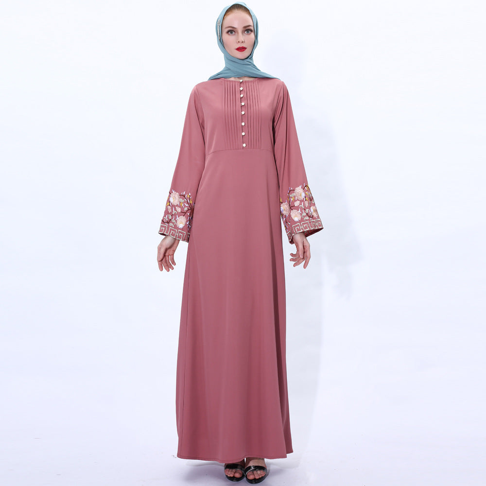 The Vintage Cloche Abaya Bell Sleeve Dress | Evarisluxe