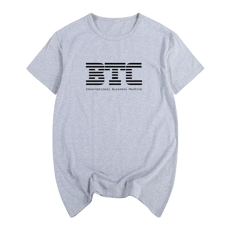 BTC Bitcoin Unisex Short Sleeve T-Shirt