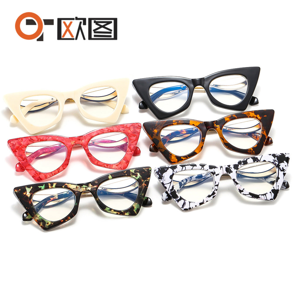 Cat Eye Shaped Selfie Sunglasses for Women 2815