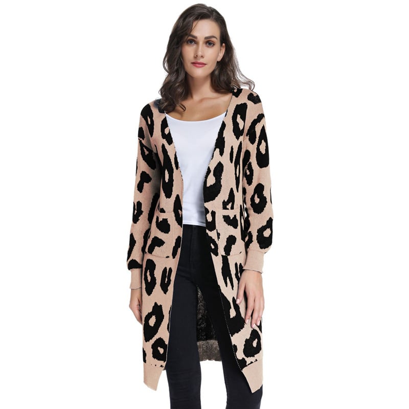 Trendy Women's Knitted Cardigan Sweater Jacket