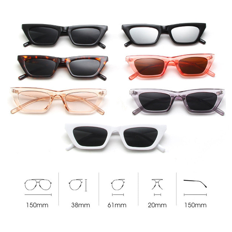 Evarisluxe Cat Eye Mirror Sunglasses
