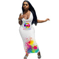 Breathable Women's Long Dress - Casual Summer Fashion