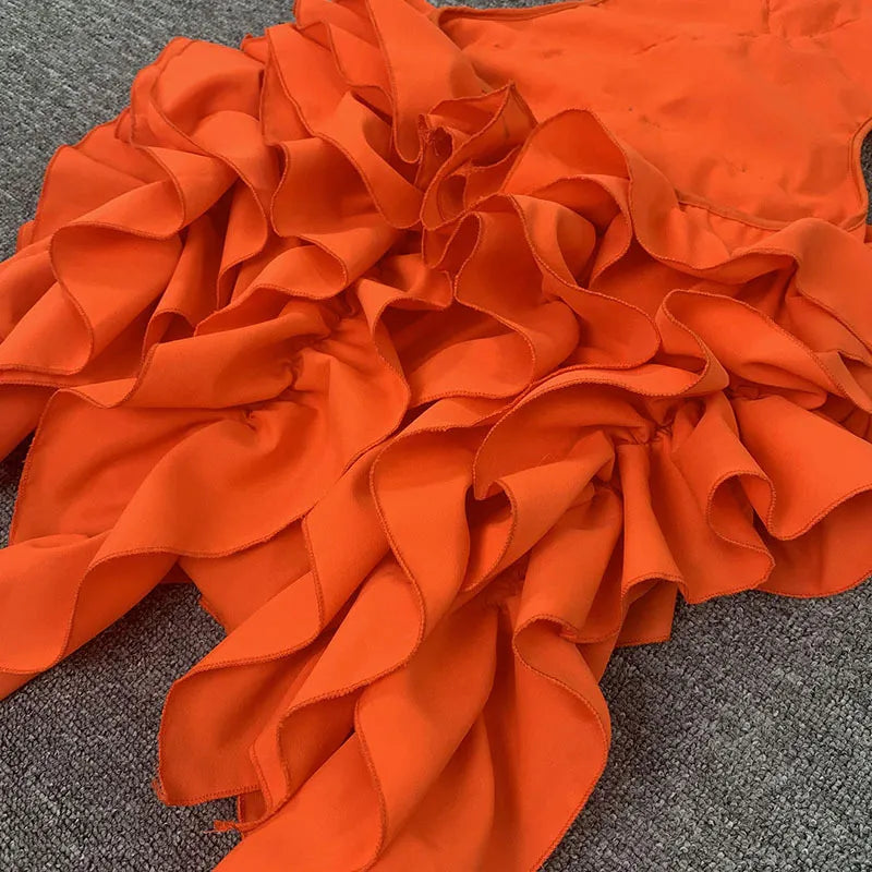 Sleeveless Pleated Backless Dress
