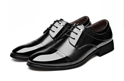 2020 Spring Men's Business Dress Shoes - Stylish Lace-ups