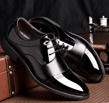 2020 Spring Men's Business Dress Shoes - Stylish Lace-ups