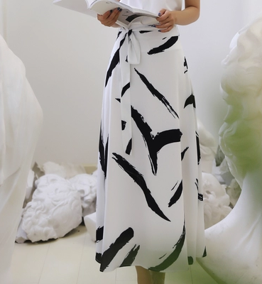 High-Waisted A-Line Skirt for Summer Women