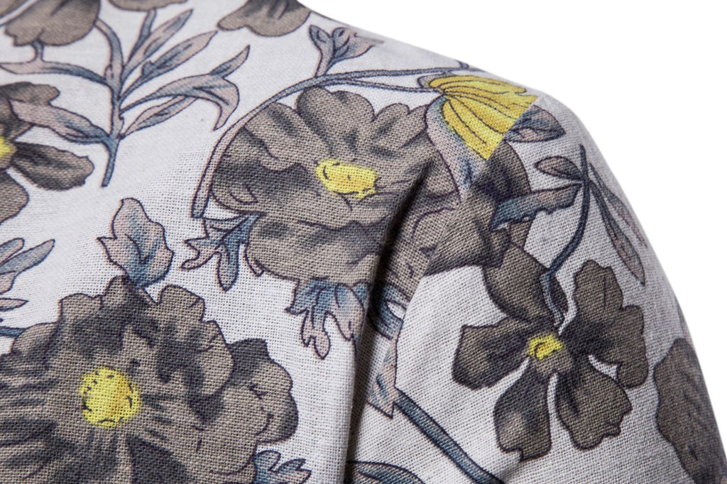 Men's Floral Jacket and Outerwear