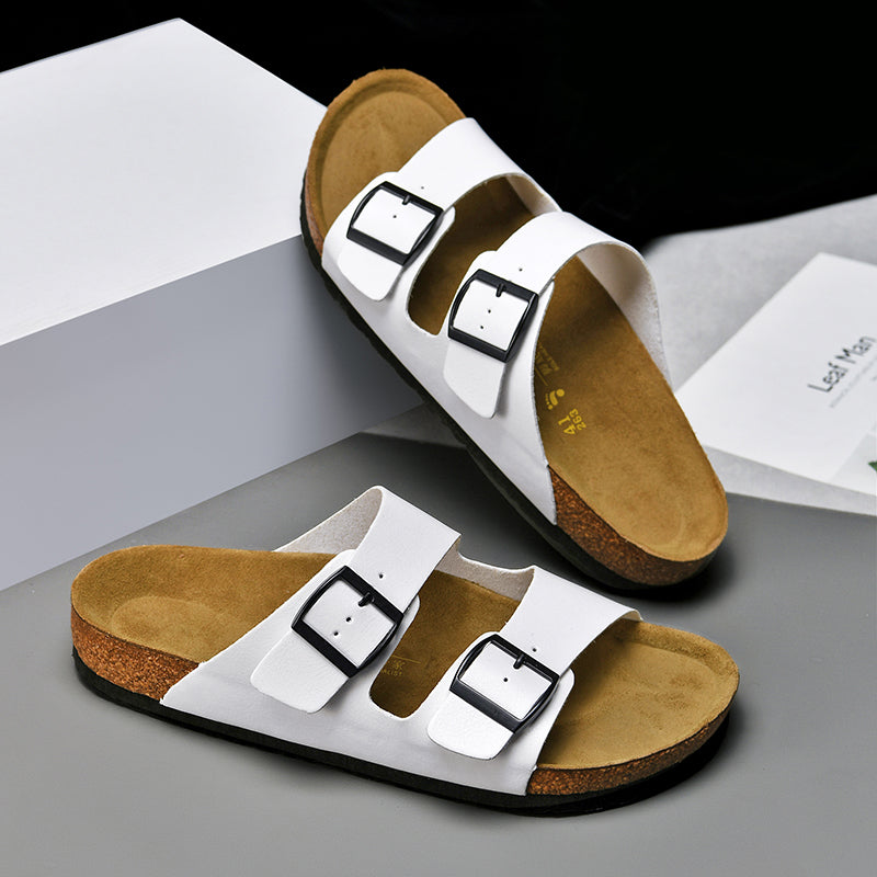 Men's Summer Leather Sandals for Outdoor Wear