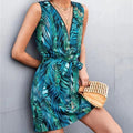 V-neck Zip Dress for Women - Spring and Summer Style