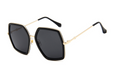 Colorful Polygon Sunglasses for Women with Bee Design