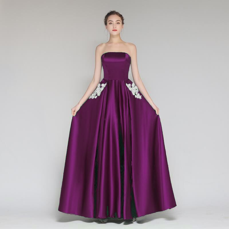 Evarisluxe Elegant Evening Bridesmaid Gown