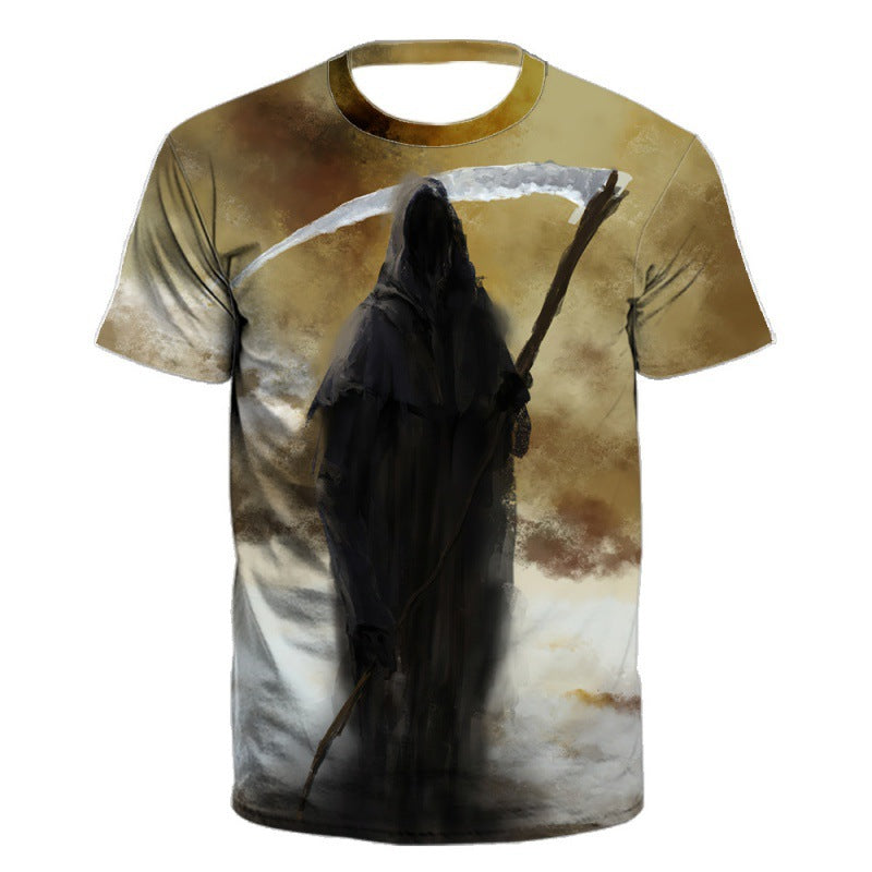 2023 Fashion 3D Printed Short Sleeve T-Shirt for Men