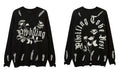 Vintage Ripped Hip Hop Knitted Men’s Sweater Pullover