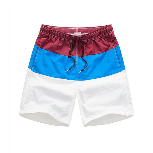 Clash Color Quick-Dry Loose Beach Pants for Men