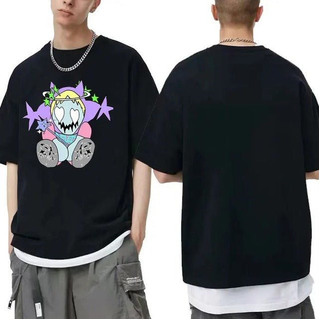 Bladee 333 Hip Hop Trend Cotton T-Shirt for Men & Women