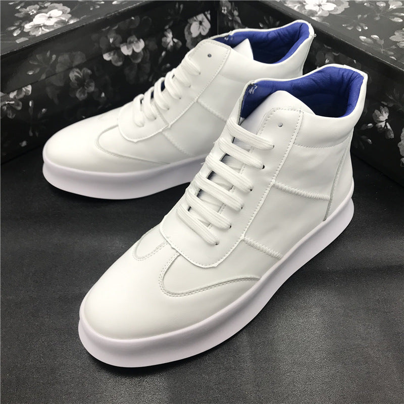 Fashionable Thick-soled High-top Casual Sneakers for Men