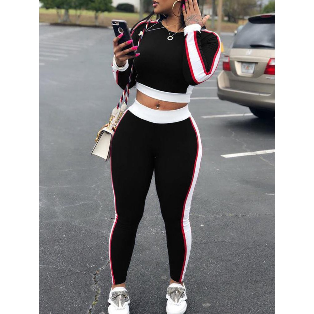 2-Piece Sports Set with Short Sleeve Top