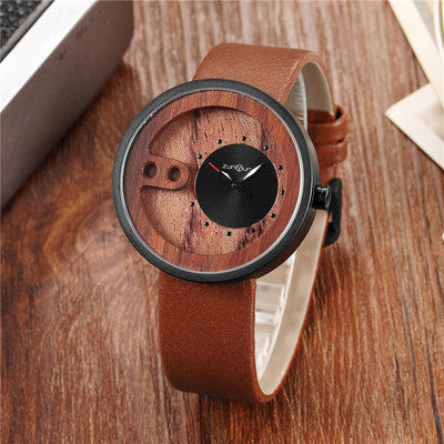 Wooden Couple Watches - Creative Design | Evarisluxe