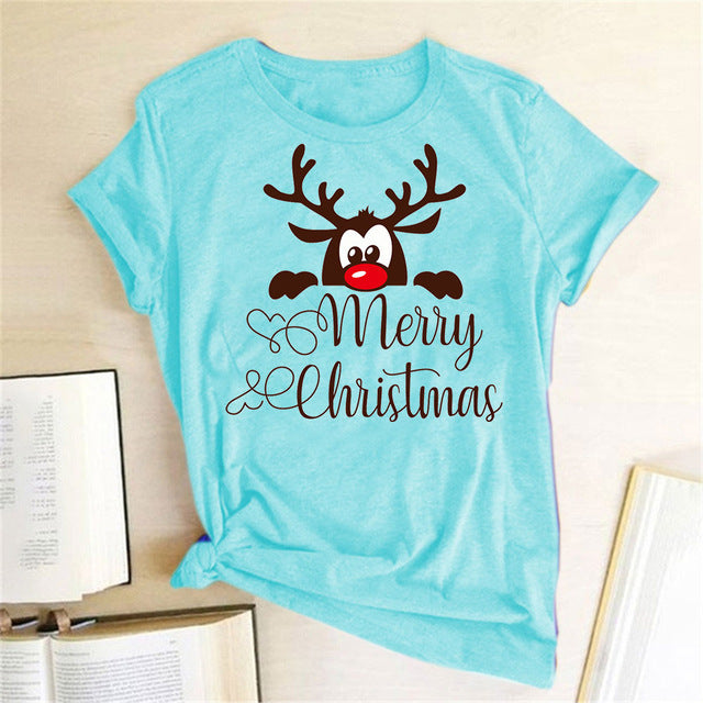 Summer Black Loose Fit Cotton T-Shirt for Women