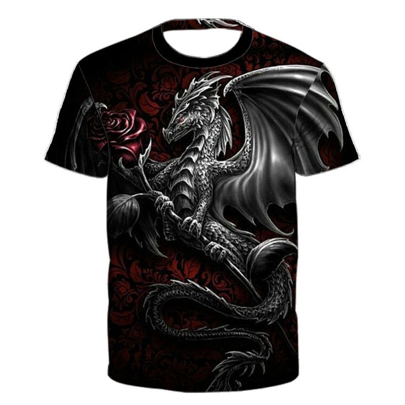 2023 Fashion 3D Printed Short Sleeve T-Shirt for Men