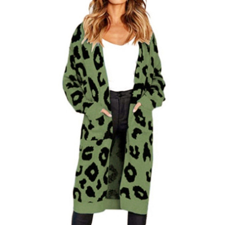Trendy Women's Knitted Cardigan Sweater Jacket