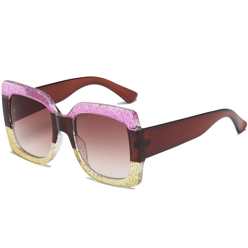 Evarisluxe Tri-Color Frame Sunglasses