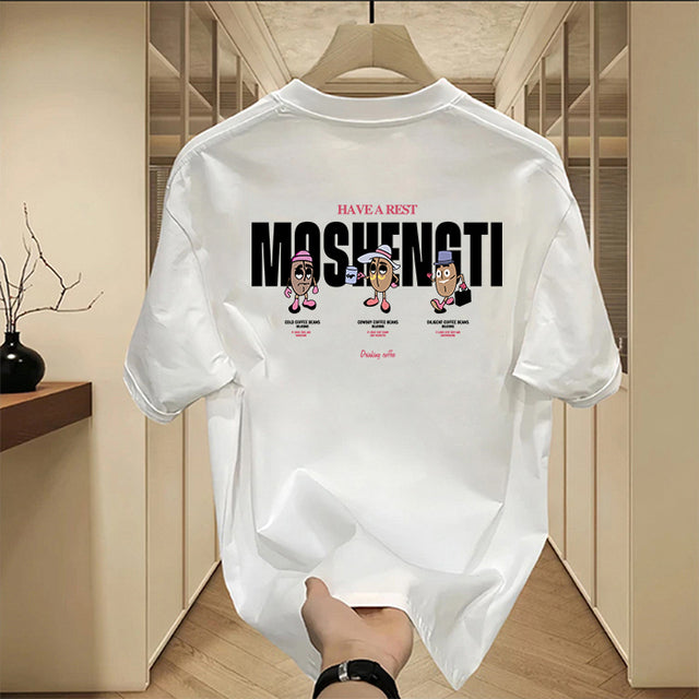 2024 Trend Luxury Brand Graphic Cotton T-Shirt for Men