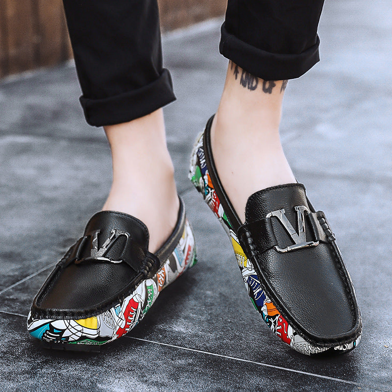Men's Trendy Summer Leather Toe Layer Footwear