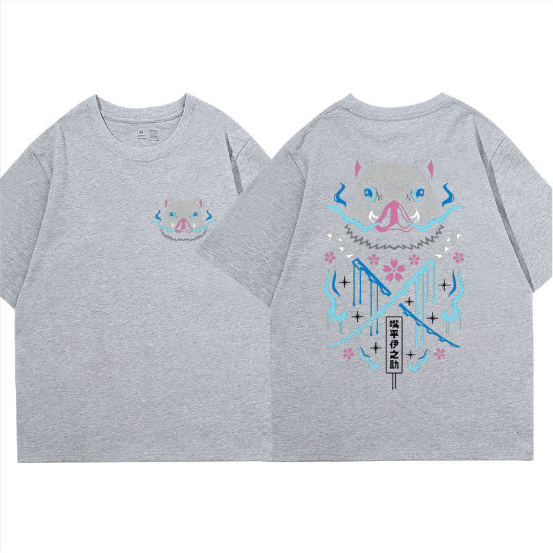 Demon Slayer Cotton T-Shirt for Men and Women