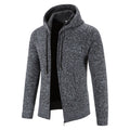 Winter Thick Hooded Cardigan for Men - Slim Fit Sweater