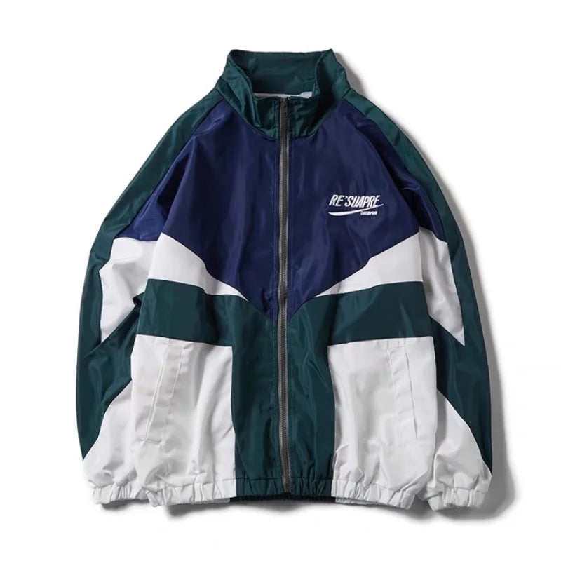 Deeptown Vintage Y2K Oversized Bomber Jacket for Women