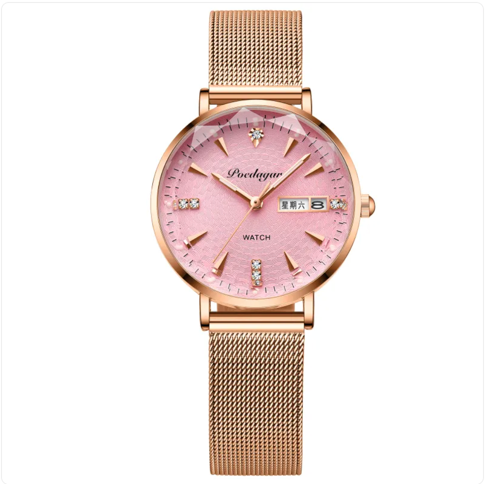 The Calendrier Dual-Display Quartz Watch | Evarisluxe