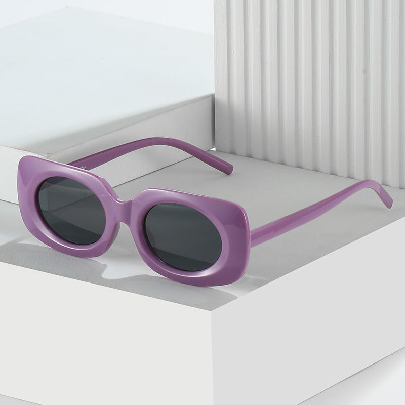 2022 Square Sunglasses in Pastel Colors for Women