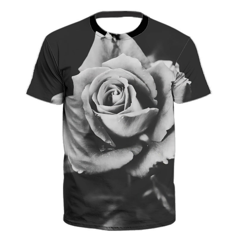 2023 Fashion 3D Printed Short Sleeve T-Shirt for Men