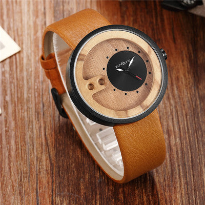 Wooden Couple Watches - Creative Design | Evarisluxe