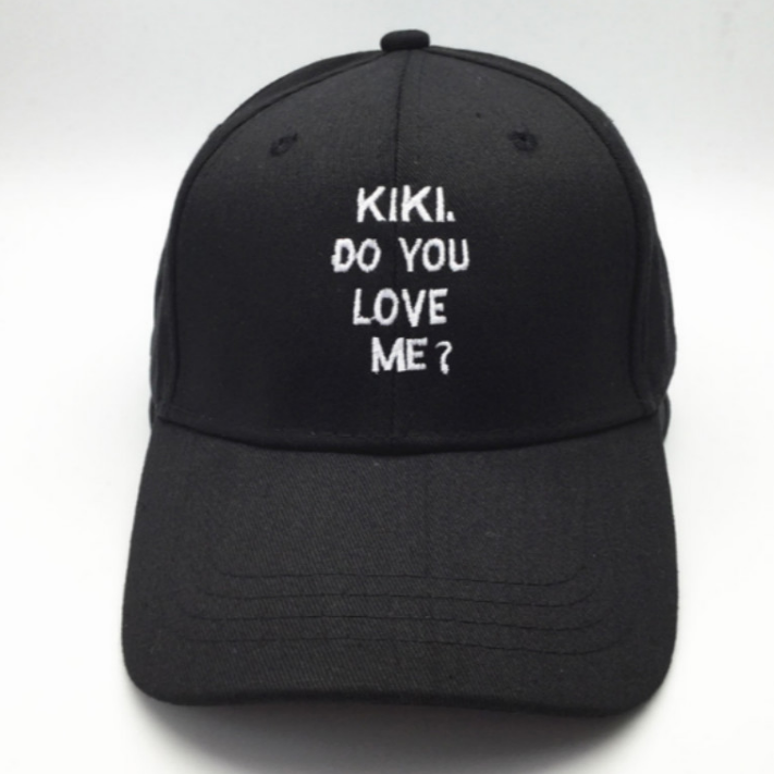 Embroidered Letter Cotton Baseball Cap