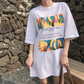 Basic Layering Shirt with Banana Print T-Shirt